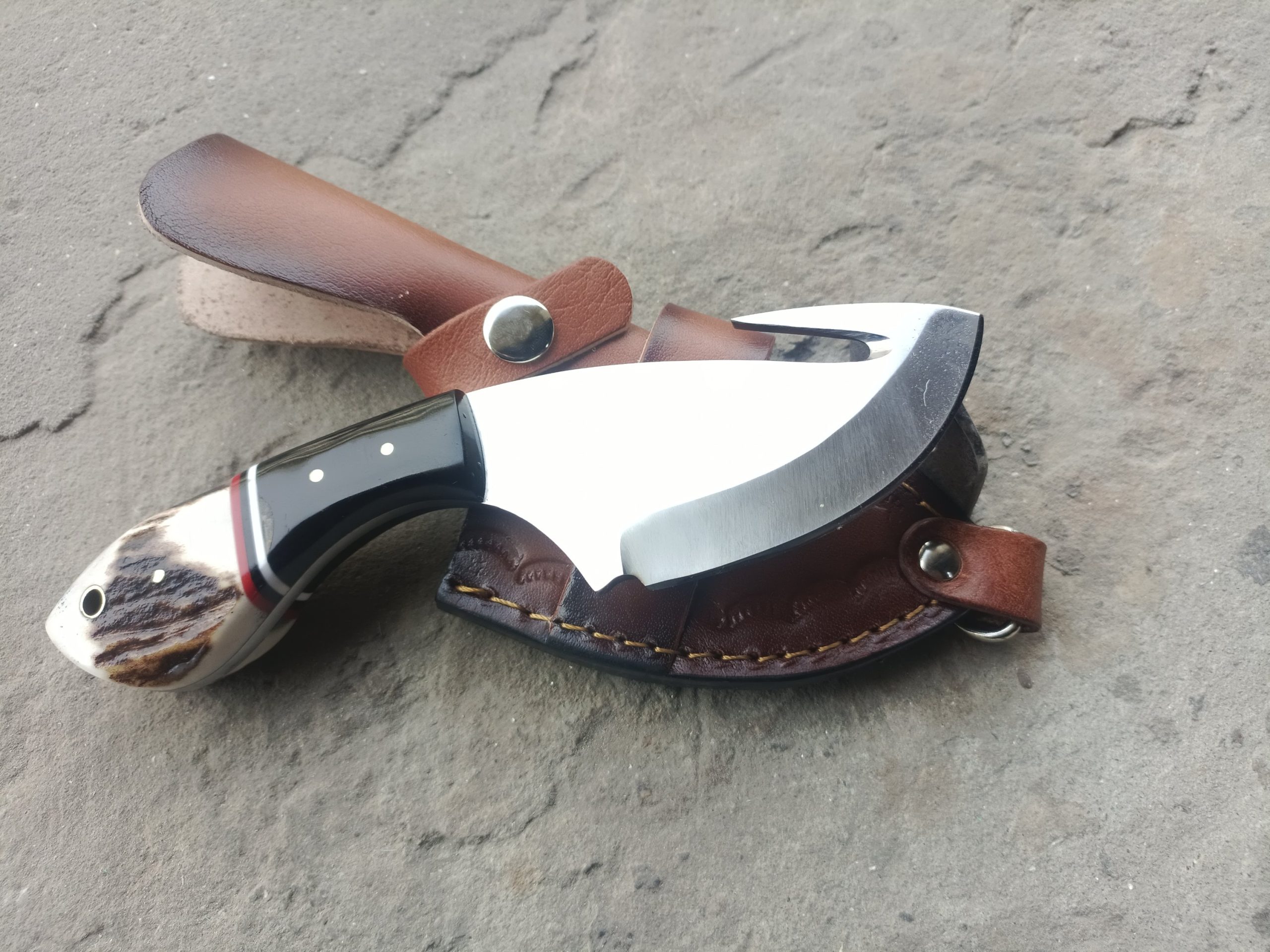 Handmade Custom Skinner Gut Hook Knife.. - Image 6