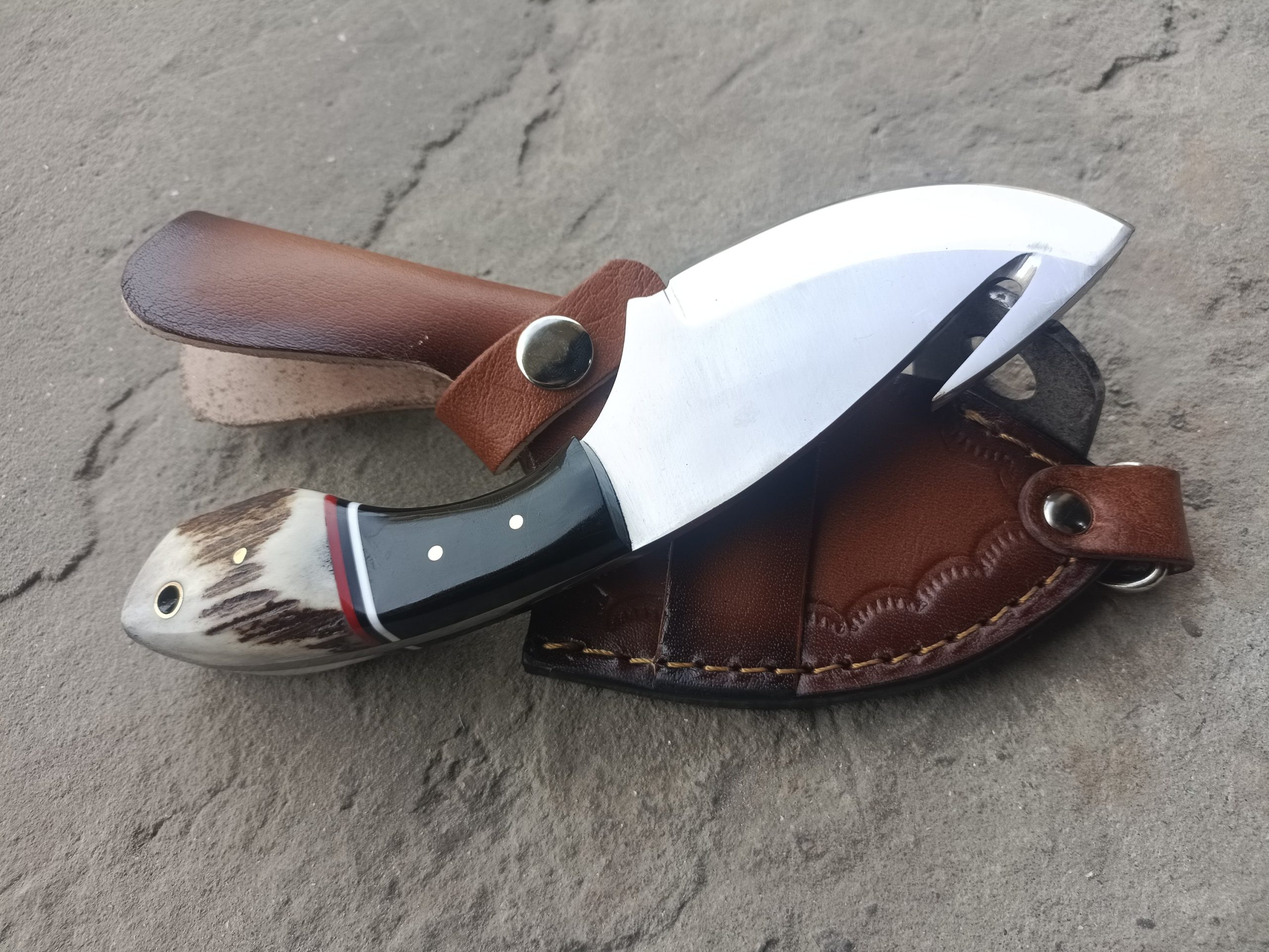 Handmade Custom Skinner Gut Hook Knife..