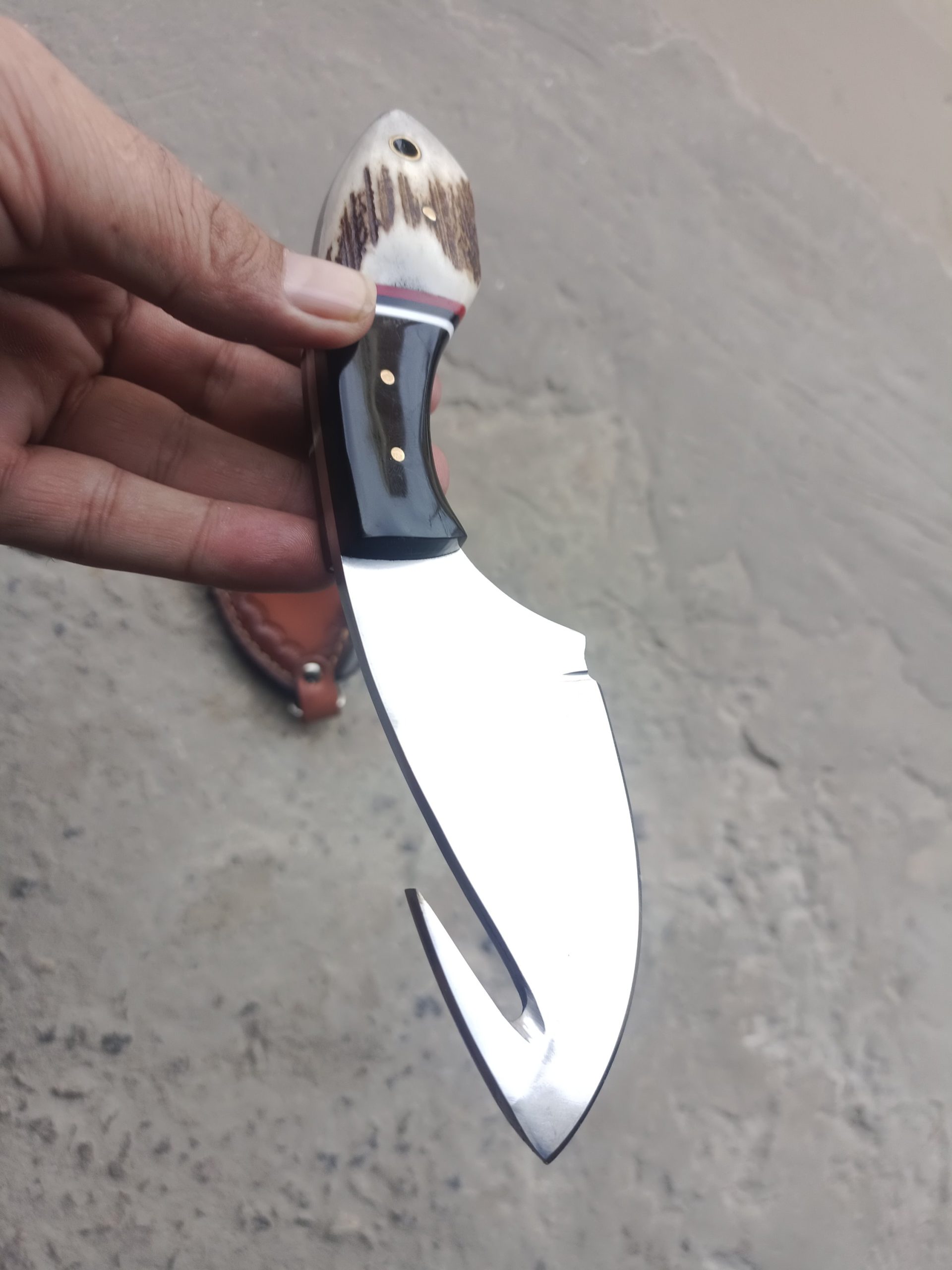 Handmade Custom Skinner Gut Hook Knife.. - Image 5