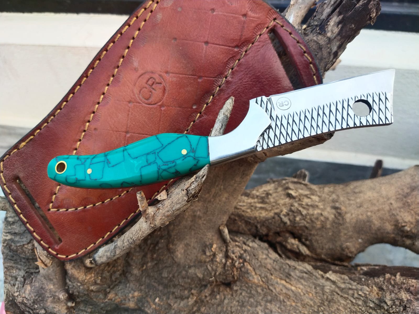 Handmade Custom Tanto Knife - Image 3