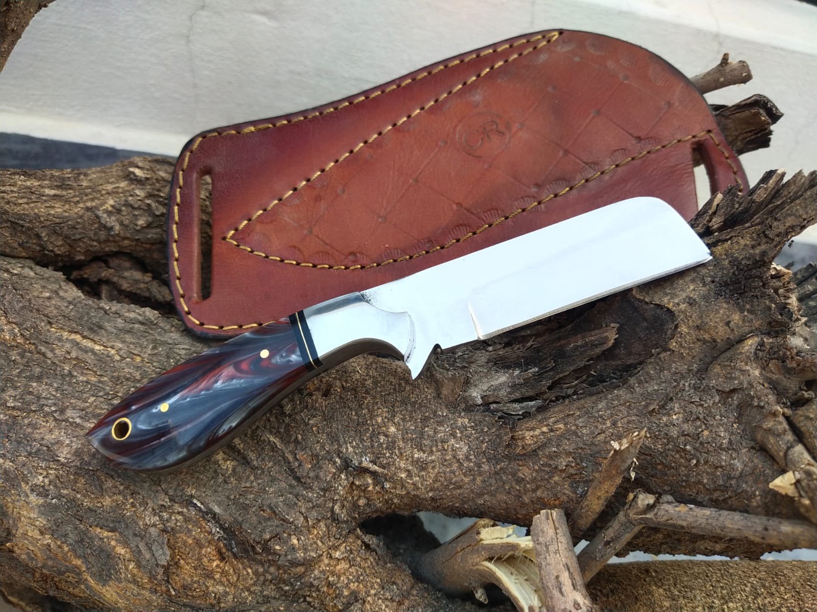 Handmade Custom Bull Cutter Knife - Image 3