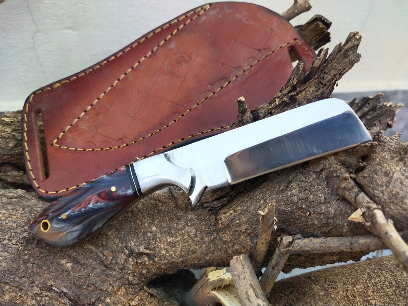 Handmade Custom Bull Cutter Knife - Image 4